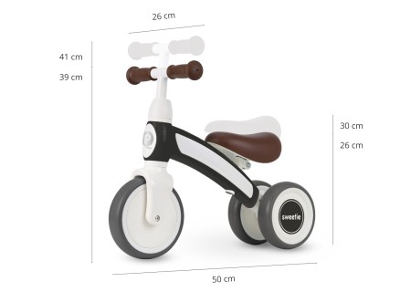 MILLY MALLY 6294 Qplay Pojazd Sweetie dark grey