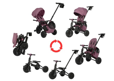 MILLY MALLY 6305 Qplay Rowerek Trójkołowy Nova Max Violet