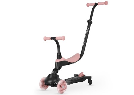 MILLY MALLY 6310 Qplay Hulajnoga Sema Evo 3w1 Coral Pink