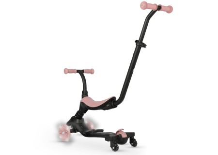 MILLY MALLY 6310 Qplay Hulajnoga Sema Evo 3w1 Coral Pink