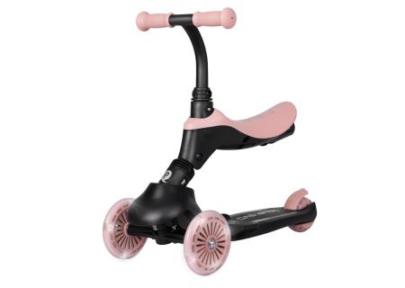 MILLY MALLY 6310 Qplay Hulajnoga Sema Evo 3w1 Coral Pink