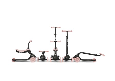 MILLY MALLY 6310 Qplay Hulajnoga Sema Evo 3w1 Coral Pink