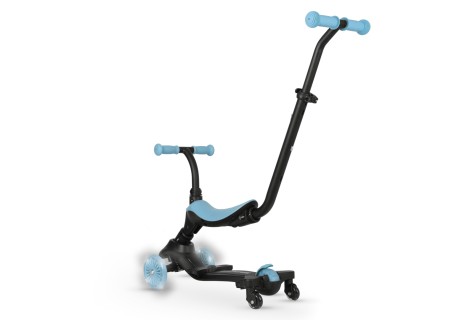 MILLY MALLY 6311 Qplay Hulajnoga Sema Evo 3w1 Sky Blue