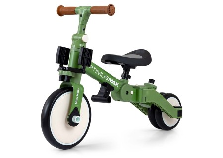 MILLY MALLY 6342 Rowerek 5w1 OPTIMUS MAX green