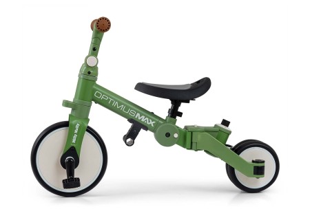 MILLY MALLY 6342 Rowerek 5w1 OPTIMUS MAX green