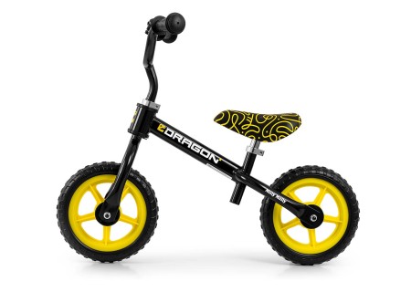 MILLY MALLY 6343 Rowerek biegowy DRAGON black