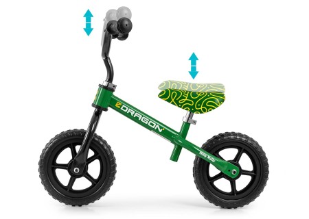 MILLY MALLY 6345 Rowerek biegowy DRAGON green