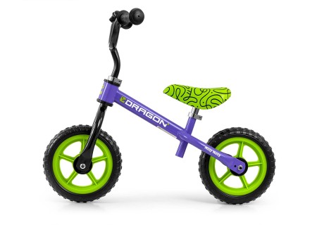 MILLY MALLY 6346 Rowerek biegowy DRAGON violet
