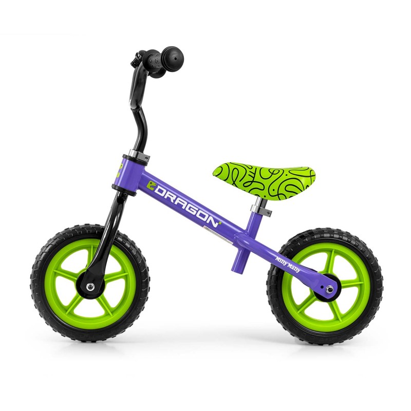 MILLY MALLY 6346 Rowerek biegowy DRAGON violet