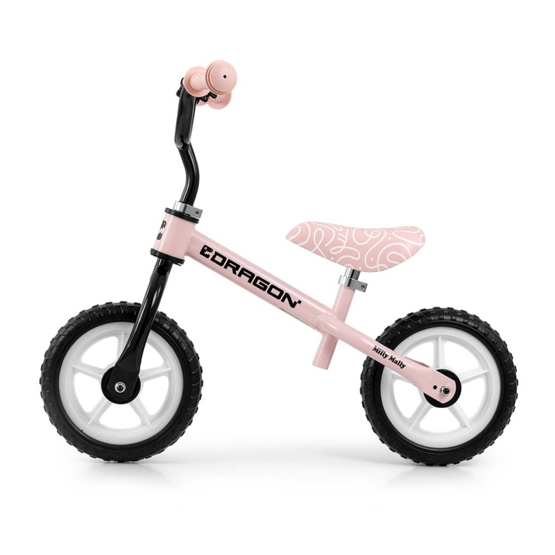 MILLY MALLY 6347 Rowerek biegowy DRAGON pink