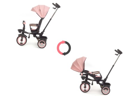 MILLY MALLY 6426 Rowerek trójkołowy Twinkle pink