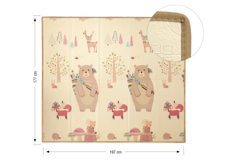 MILLY MALLY 6434 Mata piankowa składana Play Woods T1