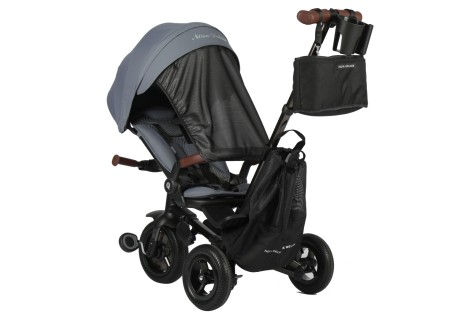 MILLY MALLY 6457 Qplay Rowerek Trójkołowy Nova Deluxe Grey