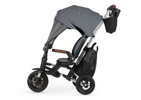 MILLY MALLY 6457 Qplay Rowerek Trójkołowy Nova Deluxe Grey