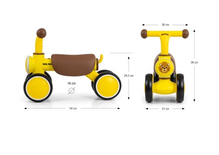 MILLY MALLY 6477 Pojazd York Yellow