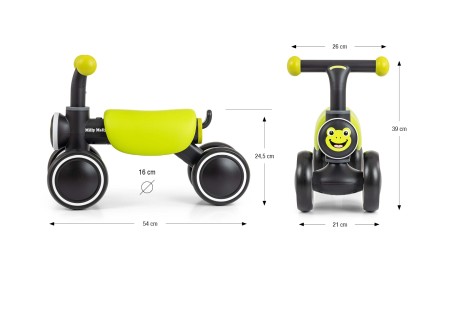 MILLY MALLY 6478 Pojazd York Green