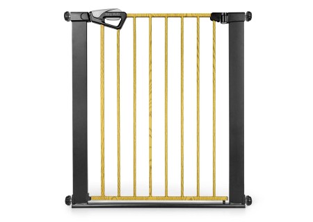 MILLY MALLY 6575 Bramka zabezpieczająca - barierka na schody Guardy 83 Black Natural