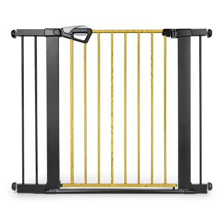 MILLY MALLY 6578 Bramka zabezpieczająca - barierka na schody z rozszerzeniem Guardy 104 Black Natural
