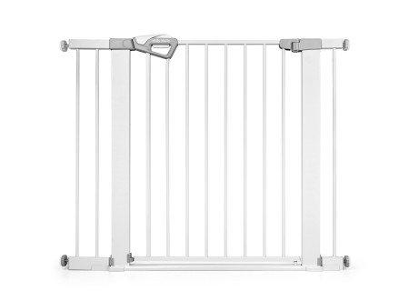 MILLY MALLY 6579 Bramka zabezpieczająca - barierka na schody z rozszerzeniem Guardy 104 White