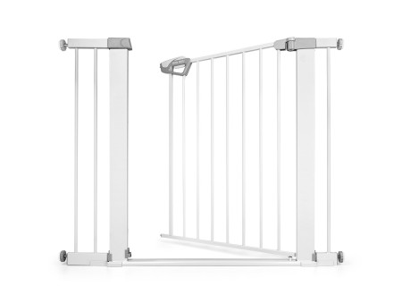 MILLY MALLY 6579 Bramka zabezpieczająca - barierka na schody z rozszerzeniem Guardy 104 White