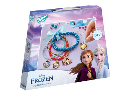 MILLY MALLY 6736 Totum 680746 Zestaw Kreatywny do robienia bransoletek - Zawieszki Kraina  Lodu