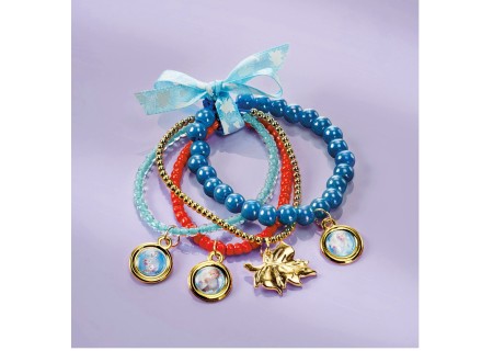 MILLY MALLY 6736 Totum 680746 Zestaw Kreatywny do robienia bransoletek - Zawieszki Kraina  Lodu