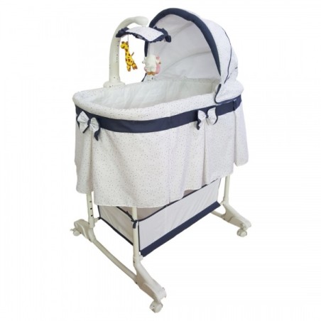 MILLY MALLY Kołyska z pilotem SIMPLE GRAY