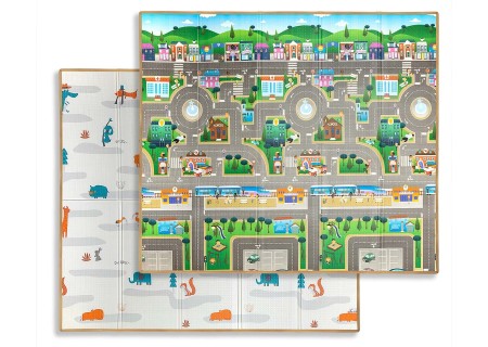 MILLY MALLY Mata piankowa składana Play City and Fields T1