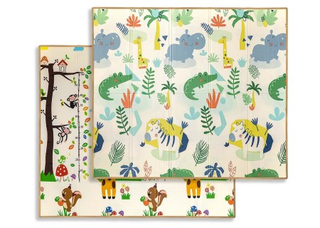 MILLY MALLY Mata piankowa składana Play Savanna and Tree T1