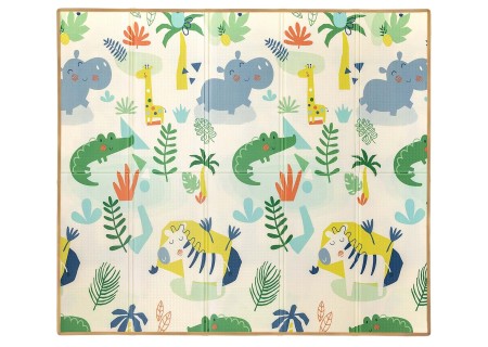 MILLY MALLY Mata piankowa składana Play Savanna and Tree T1