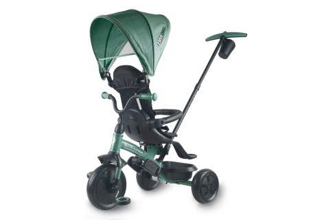 MILLY MALLY Qplay Rowerek trójkołowy Elite Platinum Green