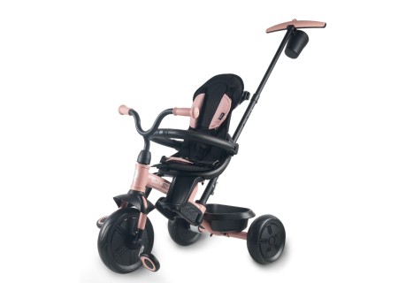 MILLY MALLY Qplay Rowerek trójkołowy Elite Platinum Pink