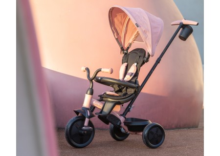 MILLY MALLY Qplay Rowerek trójkołowy Elite Platinum Pink