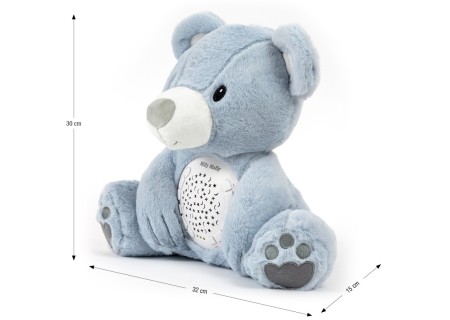 MILLY MALLY Zabawka pluszowa z projektorem Milly Bear Blue
