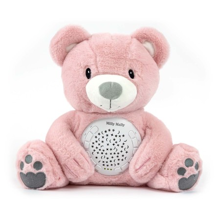 MILLY MALLY Zabawka pluszowa z projektorem Milly Bear Pink