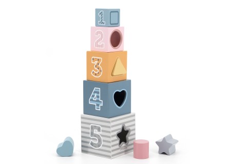 Viga 44016 PolarB piramidka edukacyjna z sorterem