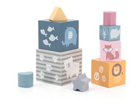 Viga 44016 PolarB piramidka edukacyjna z sorterem