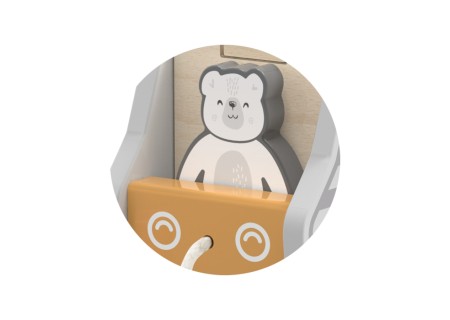 Viga 44041 PolarB Autko 2w1 do ciągnięcia i sorter