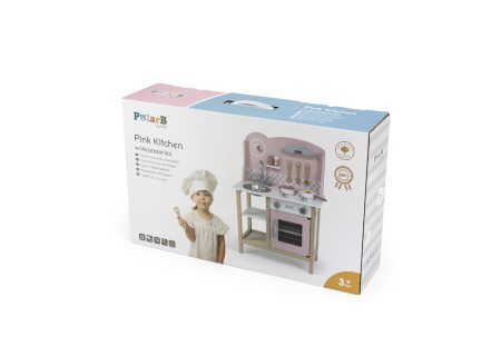 Viga 44046 PolarB Kuchnia z akcesoriami silver-pink