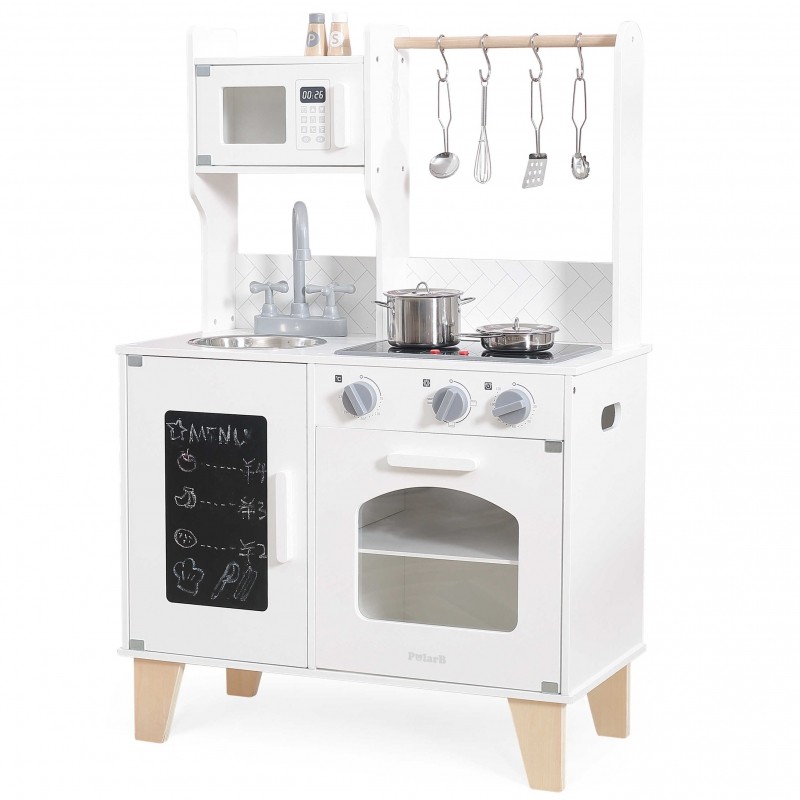 VIGA 44081 PolarB Drewniana Kuchnia Szefa biała