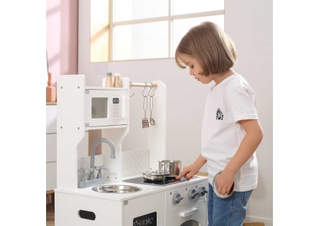 VIGA 44081 PolarB Drewniana Kuchnia Szefa biała