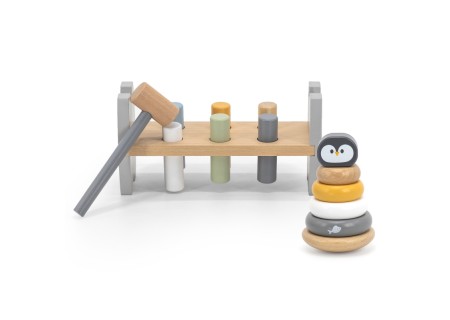 VIGA 44209 Polar Zestaw Pingwinek + Przybijanka