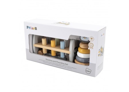 VIGA 44209 Polar Zestaw Pingwinek + Przybijanka