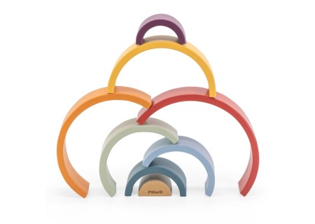 VIGA 442200 PolarB Drewniana układanka Tęcza