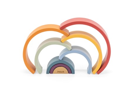 VIGA 442200 PolarB Drewniana układanka Tęcza