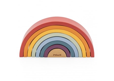 VIGA 442200 PolarB Drewniana układanka Tęcza