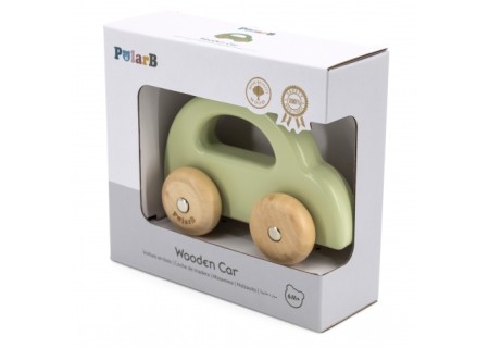 VIGA 44223 PolarB Drewniany samochodzik zielony