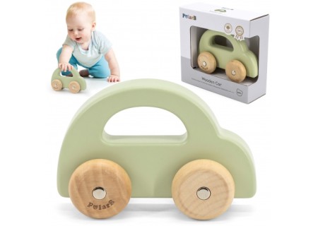 VIGA 44223 PolarB Drewniany samochodzik zielony