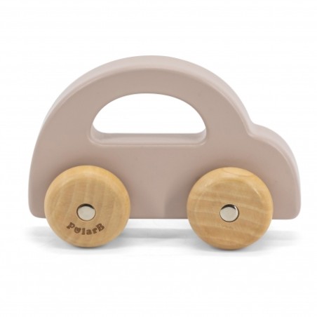 VIGA 44225 PolarB Drewniany samochodzik brązowy