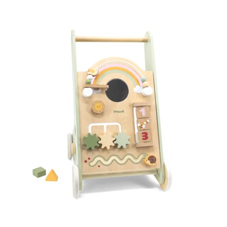 VIGA 44226 PolarB Drewniany pchacz chodzik zielony